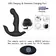 Análne vibrátory - BOOM Charles II stimulátor prostaty na diaľkové ovládanie - čierny - BOM00134