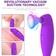 Vibrátory na klitoris - BASIC X Ďateľ podtlakový stimulátor klitorisu fialový - BSC00253