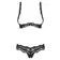 Erotické komplety - Obsessive Luvae set čierny - 5901688226704 - L/XL