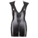 Erotické šaty - Cottelli Party dress lesklé minišaty čierne - 27158481051 - XL