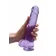 Dildá s prísavkou - Realrock gélové dildo s prísavkou 22 cm fialové - shmREA093PUR