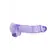 Dildá s prísavkou - Realrock gélové dildo s prísavkou 22 cm fialové - shmREA093PUR