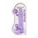 Dildá s prísavkou - Realrock gélové dildo s prísavkou 22 cm fialové - shmREA093PUR