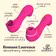 Tlakové stimulátory na klitoris - Romant Laurence obojstranný Suction stimulátor klitorisu - RMT118pnk