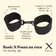 Putá a bondage - BASIC X putá na ruky na suchý zips - BSC00317