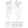 Erotické body a korzety - Erotic Line JANET korzet - 5908305926443 - bílá S/M