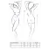 Erotické košieľky - Erotic Line BELLATRIX košieľka - 5908305926245 - černá L/XL