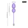 Venušiny kuličky Intimfitness - BOOM Victoria vibračné guličky na diaľkové ovládanie fialové - BOM00143