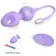 Venušine guličky - BOOM Victoria vibračné guličky na diaľkové ovládanie fialové - BOM00143