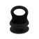 Erekčné krúžky nevibračné - BASIC X Titus erekčný krúžok s návlekom na semenníky M čierny - BSC00354-M - BASIC X Titus erekční kroužek s návlekem na varlata M černý