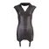 Erotické šaty - Cottelli Party Dress Šaty so zipsom a podväzky - čierne - 27160111041 - L