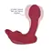 Vibrátory do nohavičiek - Romant Bill vibrátor do nohavičiek s podtlakovým stimulátorom klitorisu červený - RMT129red