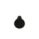 Nevibračné análne kolíky - BASIC X Nino análny kolík čierny - BSC00388