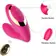 Tlakové stimulátory na klitoris - Tracy´s Dog Pro 2 vibrátor na bod G a klitoris s diaľkovým ovládaním - ružový - 6972725980698