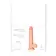 Dildá a vibrátory XXL - REALROCK Straight Realistic XXL Dildo so semenníkmi 31 cm - REA128FLE