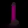 Dildá s prísavkou - BOOM silikónové dildo svietiace v tme ružové - BOM00146
