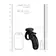 Elektro sex - ManCage Electro Model 22 Klietka na penis 11,5 cm - shmMCG022BLK