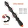 Análne vibrátory - BASIC X Armin vibračné análne korále čierne - BSC00429blk