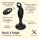 Masáž prostaty - BASIC X Ralph stimulátor prostaty s pohyblivou špičkou a elektrostimuláciou čierny - BSC00428blk