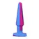 Nevibračné análne kolíky - A-play - Groovy Análny kolík 12 cm - ružová/fialová/modrá - shm0302-04-BX
