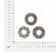 Erekčné krúžky nevibračné - BOOM Erekčné  krúžky nevibračné 3 ks transparentné - BOM00159clear