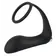 Masáž prostaty - Black Velvets Vibračný análny kolík s erekčným krúžkom - 5958530000