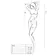 Erotické šaty - Passion Minišaty BS101 biele - BS101white