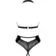 Erotické body a korzety - Obsessive body Norides - čierne - D-235981 - XS/S