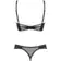 Erotické komplety - Obsessive Roxelia set - čierny - D-236416 - XS/S