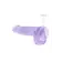 Dildá s prísavkou - Realrock gelové dildo s prísavkou 16 cm fialové - REA090PUR