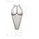 Erotické body a korzety - Passion Chika body - krémovo biela - 5908305964858 - L/XL