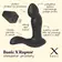 Masáž prostaty - BASIC X Raptor stimulátor prostaty čierny - BSC00467blk