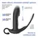 Masáž prostaty - BASIC X Levante vibračný stimulátor prostaty s pulzáciami čierny - BSC00455blk