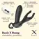 Masáž prostaty - BASIC X Bump stimulátor prostaty čierny - BSC00453blk