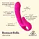 Vibrátory na G-bod - Romant Bella vibrátor na G bod a klitoris ružový - RMT142