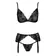 Erotické komplety - Kissable Set 3-dielny - čierny - 22145391131 - L/XL