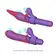 Multifunkčné vibrátory - Magic Stick rabbit vibrátor - Purple - ecMAGICSTICK-S1