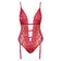 Erotické body a korzety - Kissable Body - červené - 26436183111 - S/M