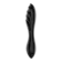 Obojstranné dildá, dvojité - Satisfyer Dazzling Crystal 1 obojstranné sklenené dildo - čierne - sat4045924