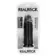 Dildá s prísavkou - RealRock Extra Thick dildo 23 cm - čierne - REA173BLK
