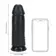 Dildá s prísavkou - RealRock Extra Thick dildo 23 cm - čierne - REA173BLK