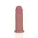 Dildá s prísavkou - RealRock Extra Thick dildo 20,3 cm - telová - REA172FLE