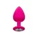 Nevibračné análne kolíky - Cheeky Gems sada análnych kolíkov - ružová - s14654pink