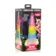 Dildá s prísavkou - XR Brands dildo UniGlow - Glow-in-the-Dark Rainbow - shmAH310