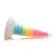 Dildá s prísavkou - XR Brands dildo UniGlow - Glow-in-the-Dark Rainbow - shmAH310