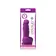 Dildá s prísavkou - Colours Pleasures dildo - fialové - s18136purple