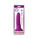 Dildá s prísavkou - Colours Pleasures Thin dildo - fialové - s18911purple