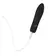 Mini vibrátory - EasyToys Velvet Vibe mini vibrátor - čierny - ecET799BLK