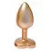 Análne šperky - Gleaming Love Pearl gold análny kolík S - dc22199