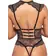 Erotické body a korzety - Abierta Fina body s retiazkami - čierne - 26445411041 - L